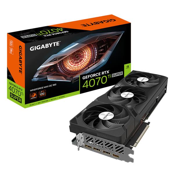 GIGABYTE GeForce RTX 4070 Ti SUPER WINDFORCE MAX OC 16GB